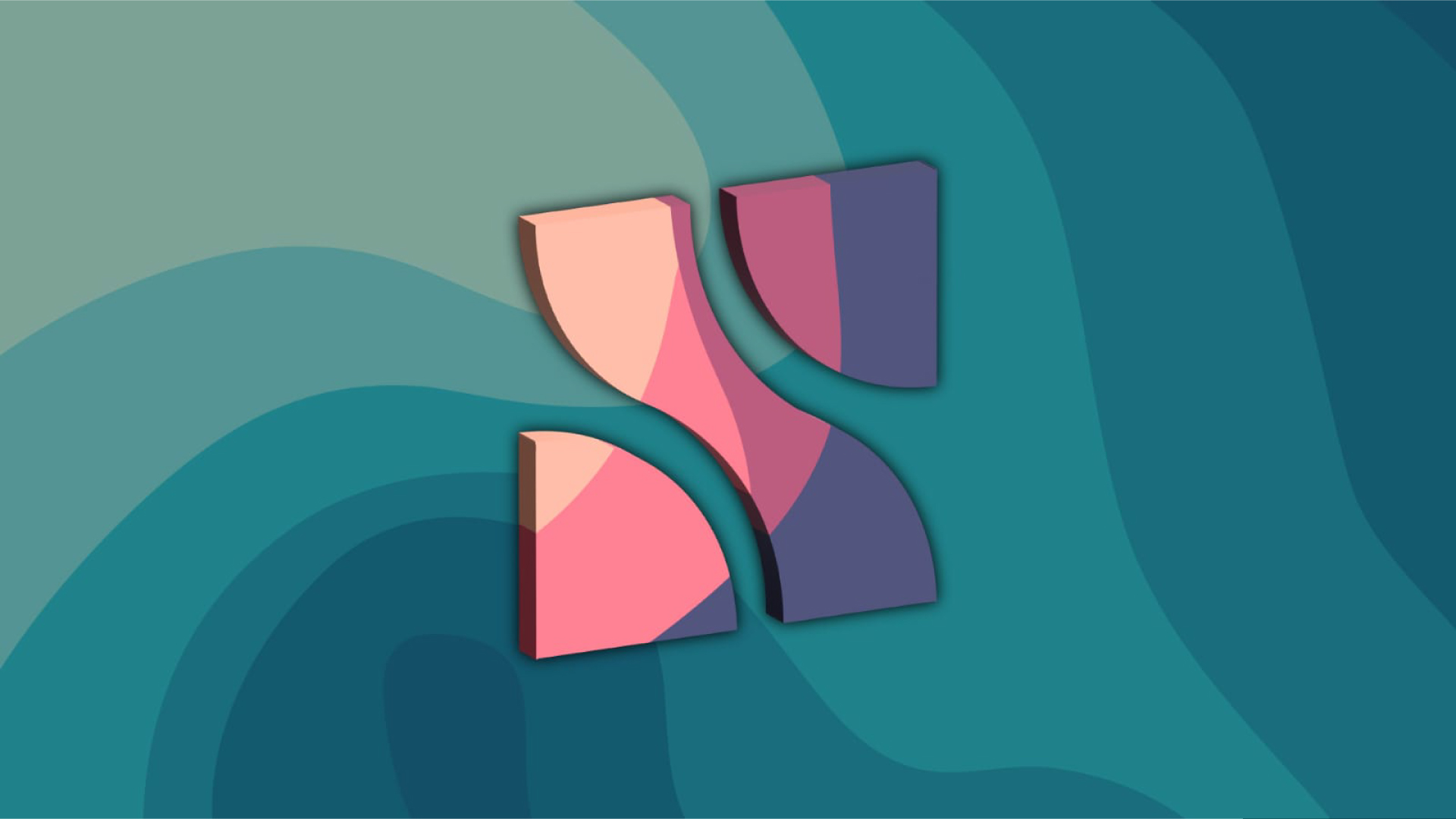 Digital artwork with abstract composition